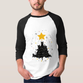 Heiliger Weihnachtsbaum, lustiger KatzenWeihnachts T-Shirt