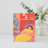 Heiliger Weihnachtstag Postkarte (Stehend Vorderseite)