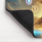 Heiliger Wüstenbaum Mousepad (Ecke)