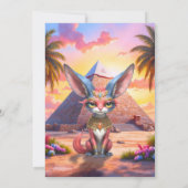 Heiliger Wüstenhüter Einladung (Rückseite)