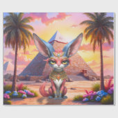 Heiliger Wüstenhüter Geschenkpapier (Flach)