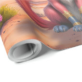 Heiliger Wüstenhüter Geschenkpapier (Rolleneckpunkt)