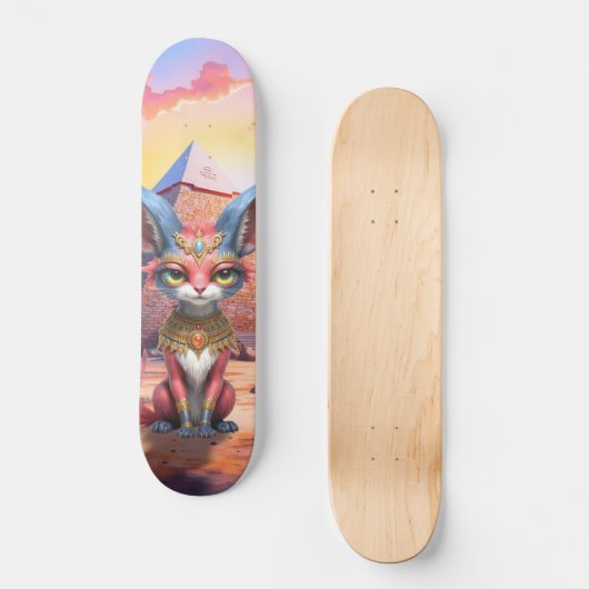 Heiliger Wüstenhüter Skateboard (Vorderseite)