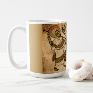 Heiliger Yared & das äthiopische Musikinstrument Kaffeetasse