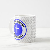 Heiliges Albert das große Kaffeetasse (Vorderseite Links)