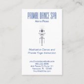 *~* heiliges Aquarellaztekischer Stammes- Shaman Visitenkarte (Rückseite)