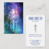 *~* heiliges Aquarellaztekischer Stammes- Shaman Visitenkarte (Vorne/Hinten)