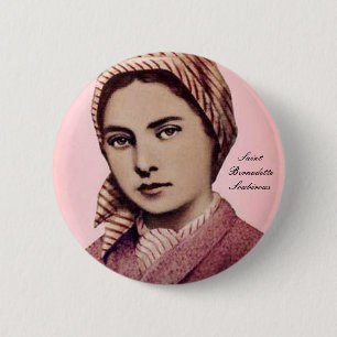 HEILIGES BERNADETTE SOUBIROUS BUTTON