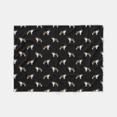 Heiliges Bernards Muster Fleecedecke (Vorderseite (Horizontal))