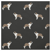 Heiliges Bernards Muster Stoff (Muster)