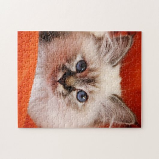 Heiliges Birman Kätzchen Puzzle (Horizontal)