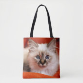 Heiliges Birman Kätzchen Tasche (Vorderseite)