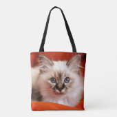 Heiliges Birman Kätzchen Tasche (Rückseite)