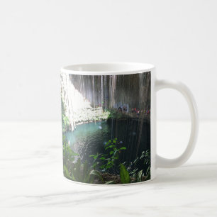 Heiliges blaues Cenote, Ik Kil, Mexiko-Tasse Kaffeetasse