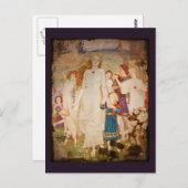 Heiliges Brigid als Braut Postkarte (Vorne/Hinten)