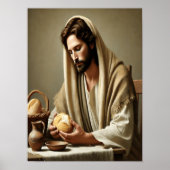 Heiliges Brot: Jesus’ Liebesgeste Poster (Vorne)