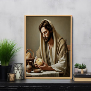 Heiliges Brot: Jesus’ Liebesgeste Poster