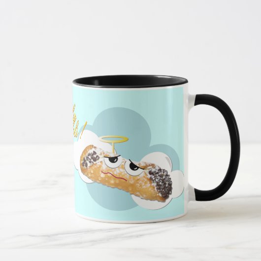 "heiliges cannoli!"  humorvolle Parodie-Tasse Tasse (Rechts)