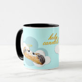 "heiliges cannoli!"  humorvolle Parodie-Tasse Tasse (Vorderseite Links)