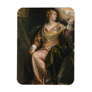 Heiliges Catherine von Alexandria im Gefängnis Magnet