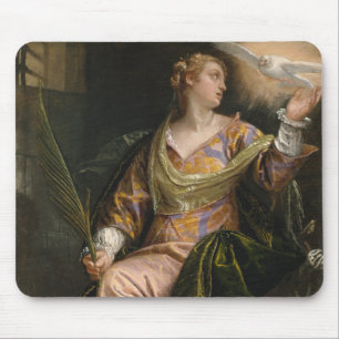 Heiliges Catherine von Alexandria im Gefängnis Mousepad