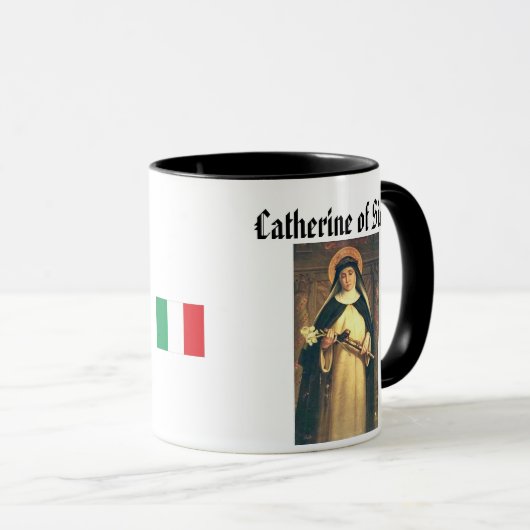 HEILIGES CATHERINE* von Siena-Tasse Tasse (VorderseiteRechts)