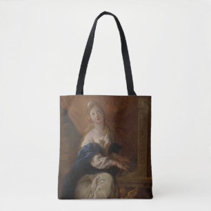Heiliges Cecilia   c.1700 (Öl auf Papier) Tasche