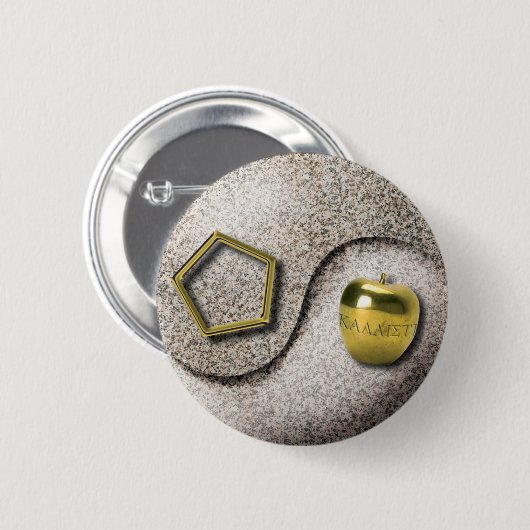 Heiliges Chao Button (Vorne & Hinten)