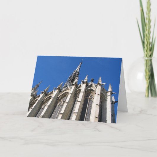 Heiliges Chapelle Paris Karte (Vorderseite)