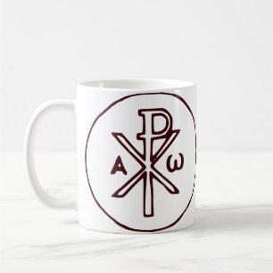 Heiliges Chi-Rho-Christogramm Fine Art Kaffeetasse