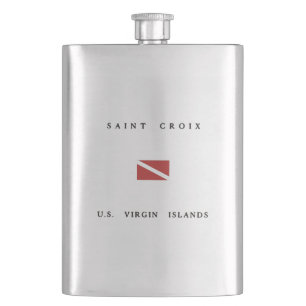Heiliges Croix Unterwasseratemgerät-Tauchen-Flagg Flachmann