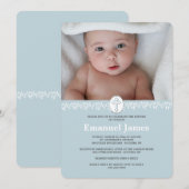 Heiliges Cross Foto Religiöse Einladung (Vorne/Hinten)