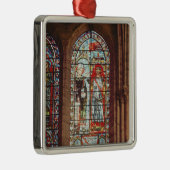 Heiliges Denis gibt das oriflamme zu mildem Silbernes Ornament (Rechts)