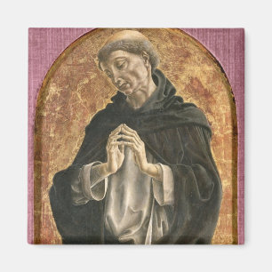Heiliges Dominic (Tempera auf Platte) Magnet