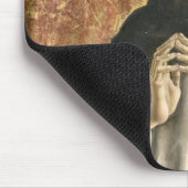 Heiliges Dominic (Tempera auf Platte) Mousepad (Ecke)