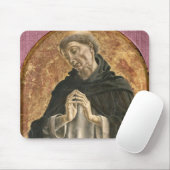 Heiliges Dominic (Tempera auf Platte) Mousepad (Mit Mouse)