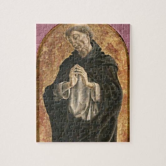 Heiliges Dominic (Tempera auf Platte) Puzzle (Vertikal)