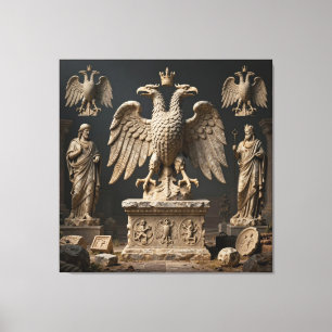 Heiliges Doppeladler-Relikt Leinwanddruck