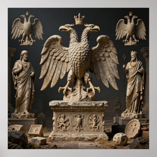 Heiliges Doppeladler-Relikt Poster (Vorne)