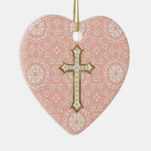 Heiliges erstes Kommunions-Goldgoldenes Keramikornament (Rechts)