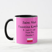 Heiliges Faustina* Kowalska Schale Tasse (Links)