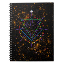 Heiliges Geometrie-Sigil Notizblock