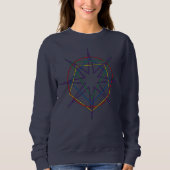 Heiliges Geometrie-Sigil Sweatshirt (Vorderseite)