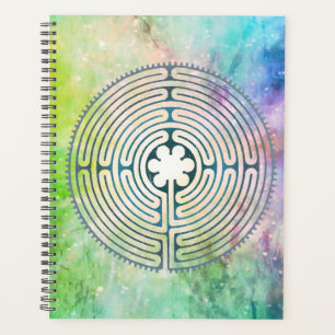 Heiliges Geometrie-Symbol - Chartres-Labyrinth 1 Planer