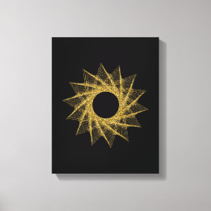 Heiliges Geometrie-Symbol Leinwanddruck