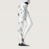Heiliges Geometriemuster Leggings (Rechts)