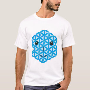 Heiliges Gesicht - Arkturisch, 01 - Blau. T-Shirt
