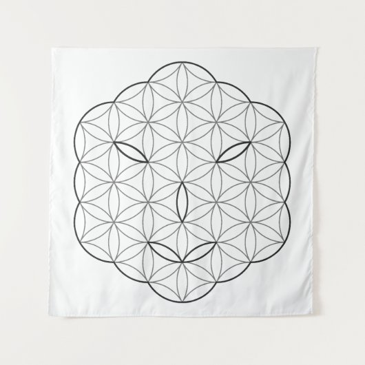 Heiliges Gesicht - Arkturisch, Bl-Tr. Wandteppich (Vorderseite)