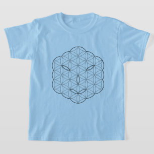 Heiliges Gesicht - Arkturisch, Bl-Wh. T-Shirt