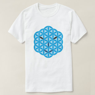 Heiliges Gesicht - Arkturisch, Blau. T-Shirt